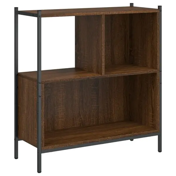vidaXL Bokhylla brun ek 72x28x77,5 cm konstruerat trä Beställ nu