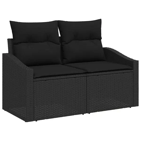 vidaXL Trädgårdsoffa med kudde 123 x 62 x 69 cm konstrotting I lager