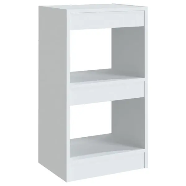 vidaXL Bokhylla/Rumsavdelare vit 40x30x72 cm Sänkt pris