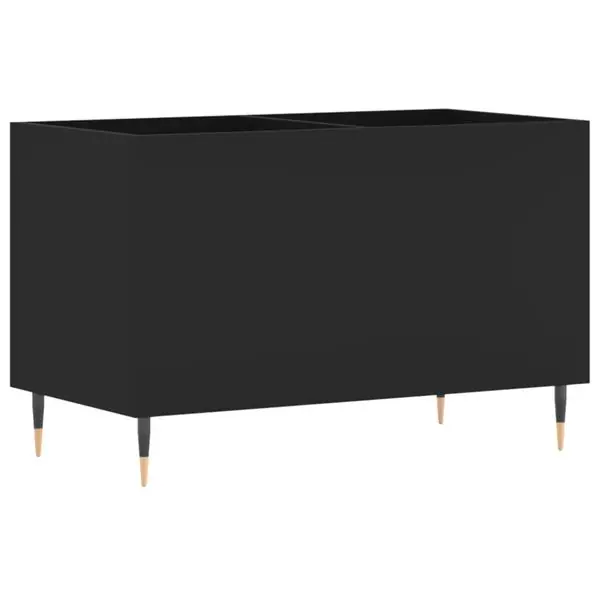 vidaXL Stereobänk svart 74,5x38x48 cm konstruerat trä Begränsat antal