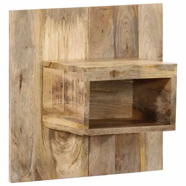 vidaXL Sängbord 50x27x50 cm massivt grovt mangoträ Begränsad tid