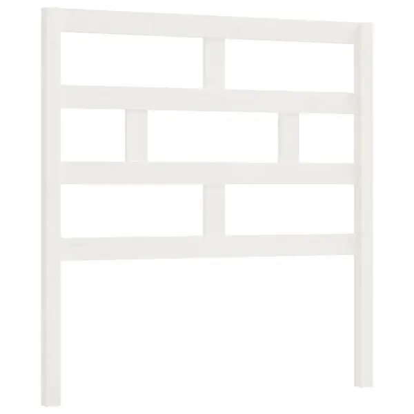 Kampanj vidaXL Sänggavel vit 81x4x100 cm massiv furu