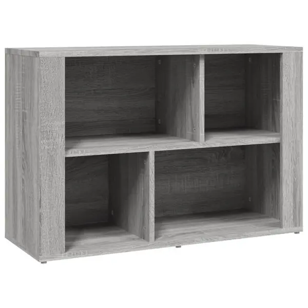 Billig vidaXL Förvaringshylla grå sonoma 80x30x54 cm konstruerat trä