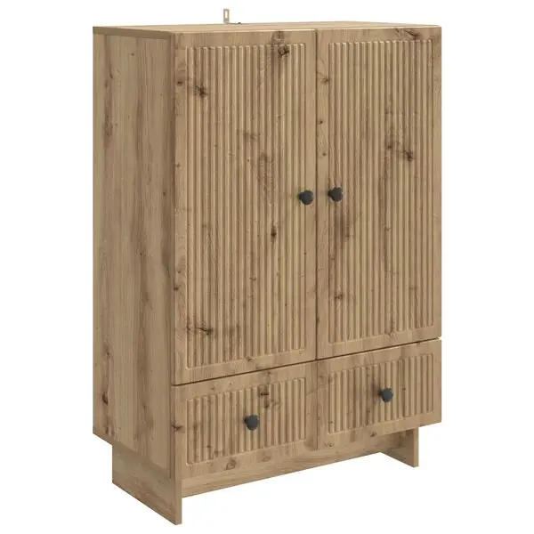 Nedsatt pris vidaXL Sideboard Artisan Ek 66 x 34,5 x 95 cm Konstruerat trä