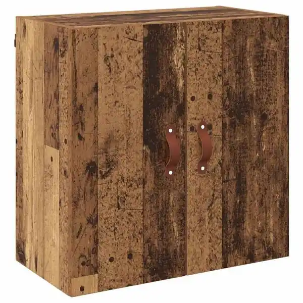 vidaXL Väggskåp Gammalt trä 60 x 31 x 60 cm Konstruerat trä Premium