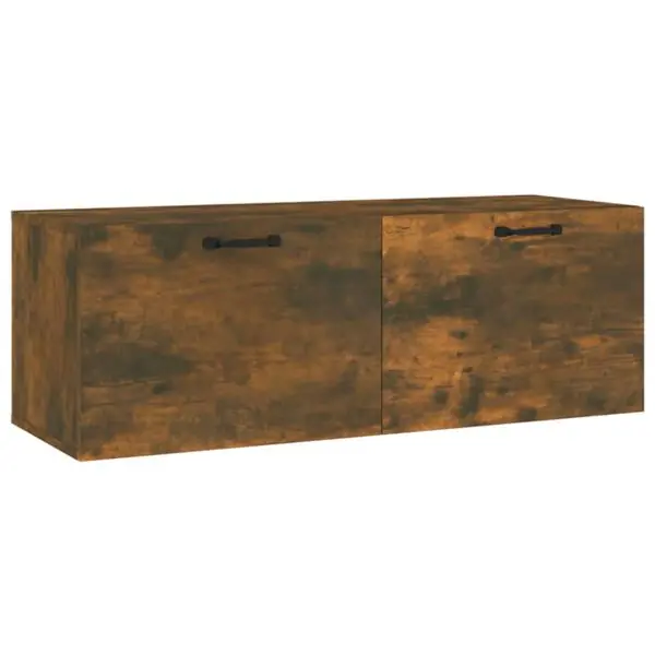 Beställ nu vidaXL Väggskåp rökfärgad ek 100x36,5x35 cm konstruerat trä