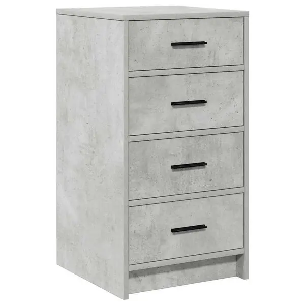 Outlet vidaXL Sideboard med låda Betonggrå 40 x 41 x 75 cm Konstruerat trä