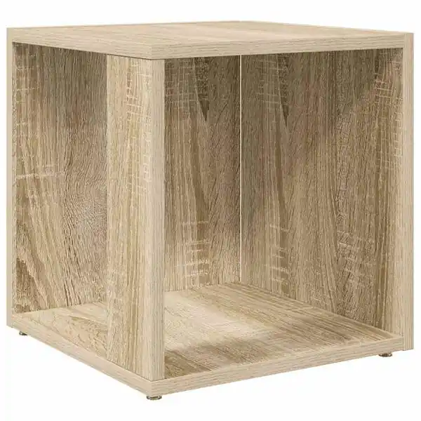 Fri frakt vidaXL Sidobord sonoma-ek 33x33x34,5 cm konstruerat trä