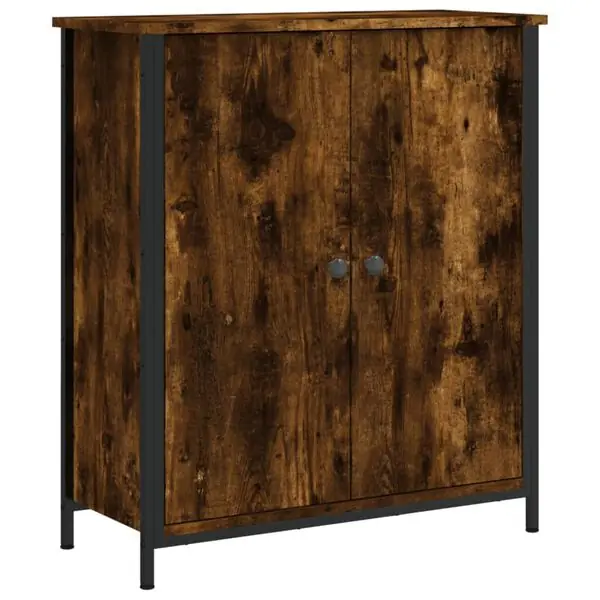 vidaXL Skänk brun ek 70x30x80 cm konstruerat trä Säker betalning