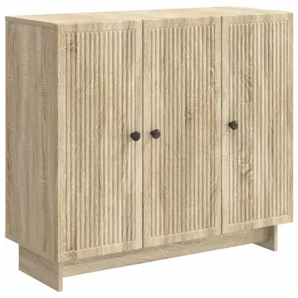 Beställ idag vidaXL Sideboard Sonoma-ek 89 x 34,5 x 80 cm Konstruerat trä