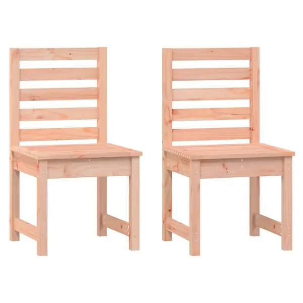 vidaXL Trädgårdsstolar 2 st 50x48x91,5 cm massiv douglasträ Begränsad tid