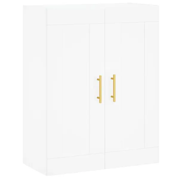 Billigare vidaXL Väggskåp vit 69,5x34x90 cm konstruerat trä