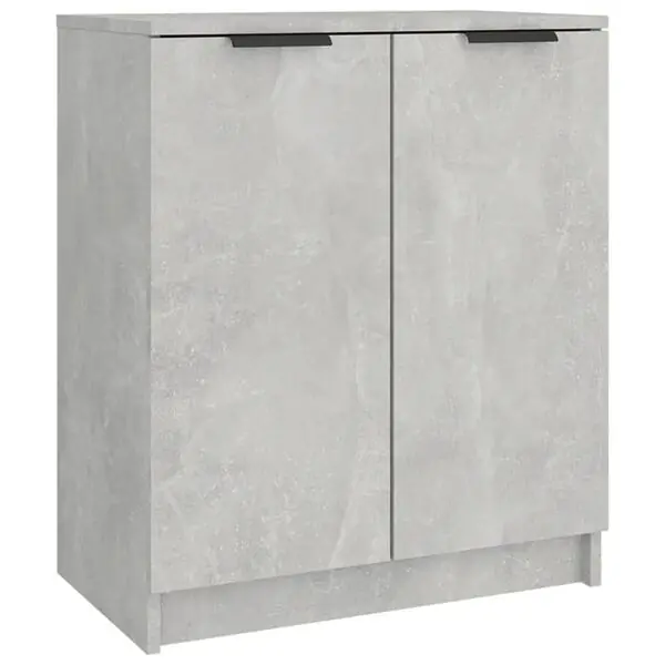 vidaXL Skoskåp betonggrå 59x35x70 cm konstruerat trä Billig