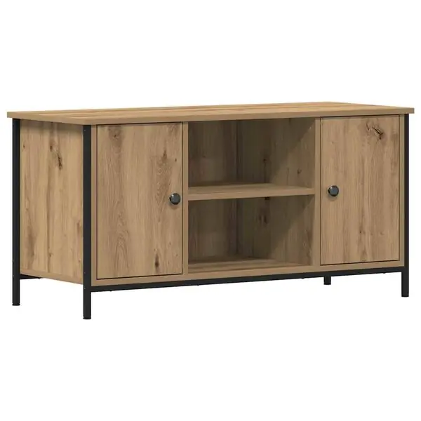Köp online vidaXL TV-skåp artisan ek 100 x 40 x 50 cm Konstruerat trä