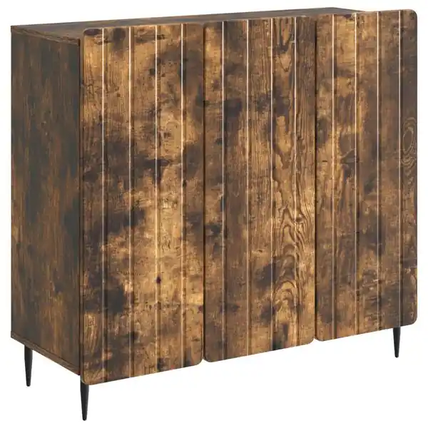 vidaXL Sideboard Rökt ek 89 x 34,5 x 82 cm Konstruerat trä Beställ idag