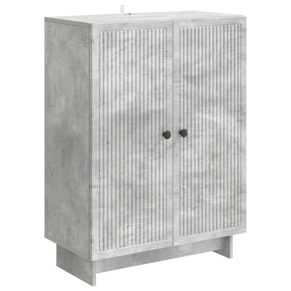 Rea vidaXL Sideboard Betonggrå 66 x 34,5 x 90 cm Konstruerat trä