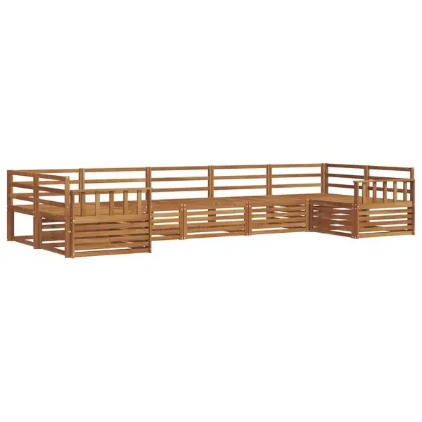 Erbjudandepris vidaXL Utomhussoffset 7 pcs Naturfärg