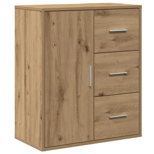Köp online vidaXL Sideboard med låda Artisan Ek 60 x 31 x 70 cm Konstruerat trä