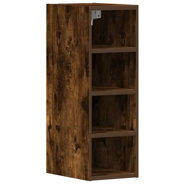 vidaXL Väggskåp &lRiga&r rökfärgad ek 20x29,5x60 cm konstruerat trä Begränsat erbjudande