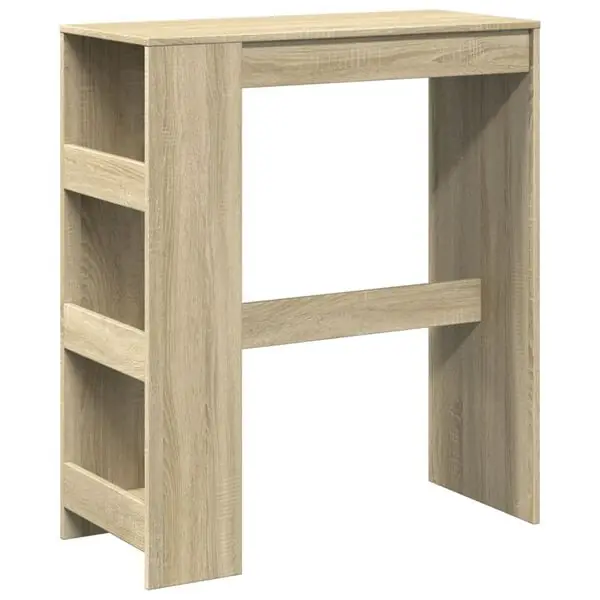 Bästa pris vidaXL Barbord med ställ sonoma-ek 90x40x103,5 cm konstruerat trä