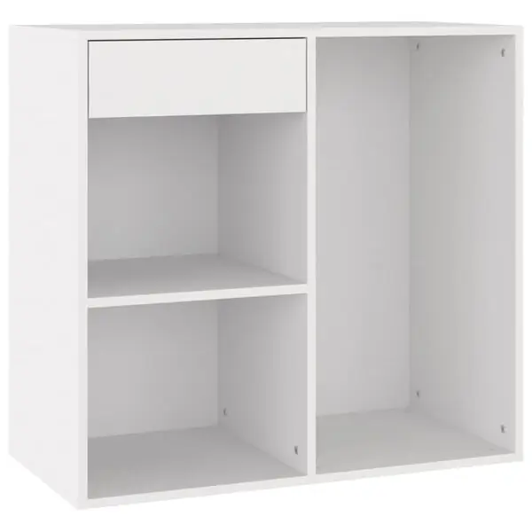 Begränsat antal vidaXL Sminkskåp vit 80x40x75 cm konstruerat trä