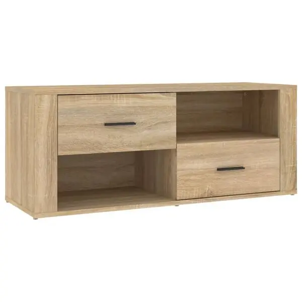 vidaXL TV-skåp sonoma-ek 100x35x40 cm konstruerat trä Begränsat antal
