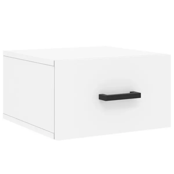 Begränsat antal vidaXL Väggmonterat sängbord vit 35x35x20 cm