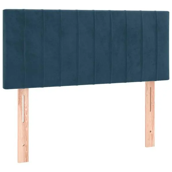 Bästa pris vidaXL Sänggavel mörkblå 80x5x78/88 cm sammet