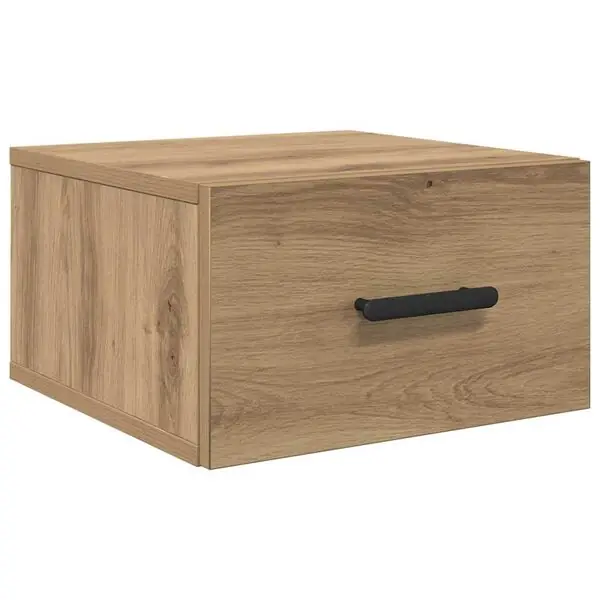 vidaXL Nattduksbord Artisan Ek 35 x 35 x 20 cm Konstruerat trä Erbjudandepris