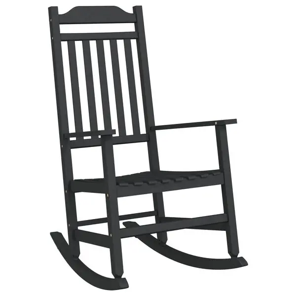 vidaXL Gungstol Svart 84 x 65 x 114 cm Harts Premium