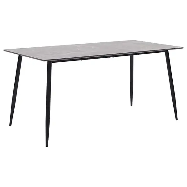 Kundfavorit vidaXL Matbord grå 160x80x75 cm MDF