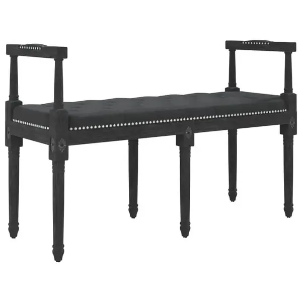 VidaXL Bänk svart 110x40x70 cm sammet Extra rabatt