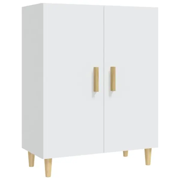Premium vidaXL Skänk vit 70x34x90 cm konstruerat trä
