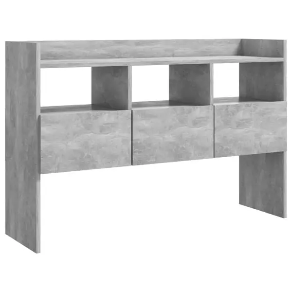 vidaXL Byrå betonggrå 105x30x70 cm konstruerat trä Billig