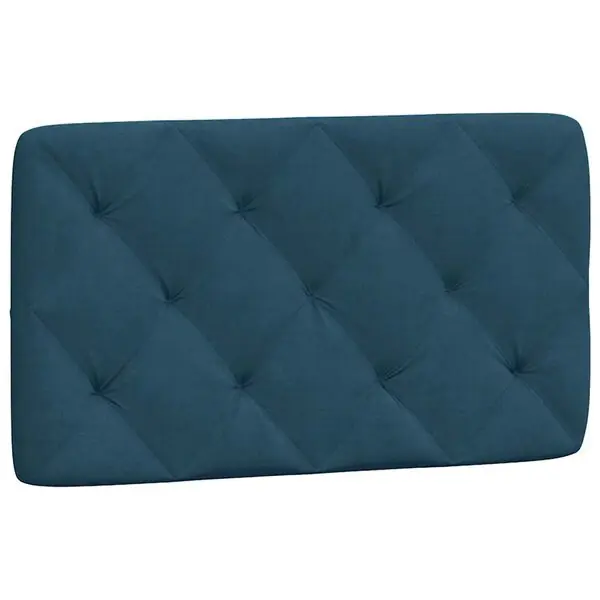 Reapris vidaXL Headboard Cushion Blue 80 cm Velvet