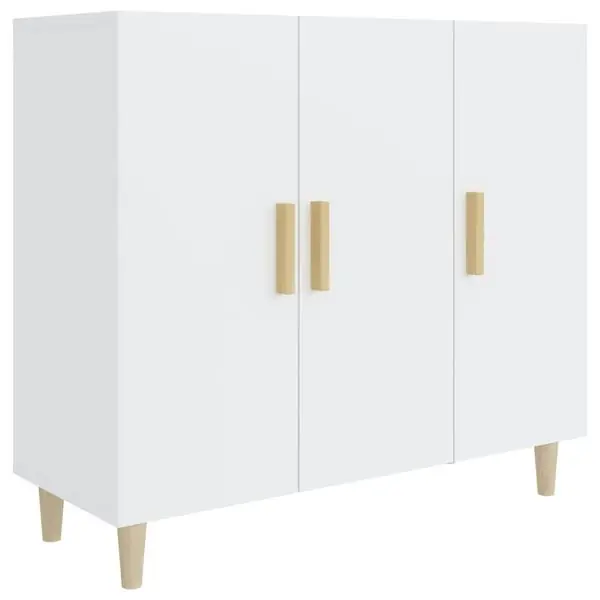 vidaXL Skänk vit 90x34x80 cm konstruerat trä Nyhet