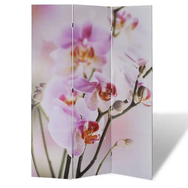 Erbjudande vidaXL Vikbar rumsavdelare 120x170 cm blomma