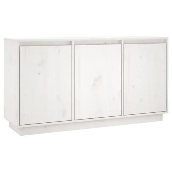 Köp nu vidaXL Skänk vit 111x34x60 cm massiv furu