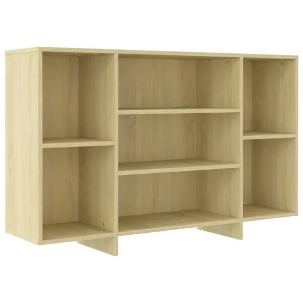 vidaXL Byrå sonoma-ek 120x30x75 cm konstruerat trä Premium