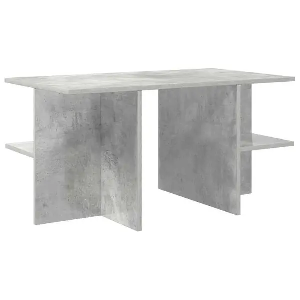 Populär vidaXL Kaffeebord Betonggrå 87 x 50 x 45 cm Konstruerat trä