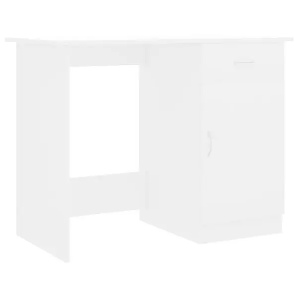vidaXL Skrivbord vit 100x50x76 cm konstruerat trä Köp online