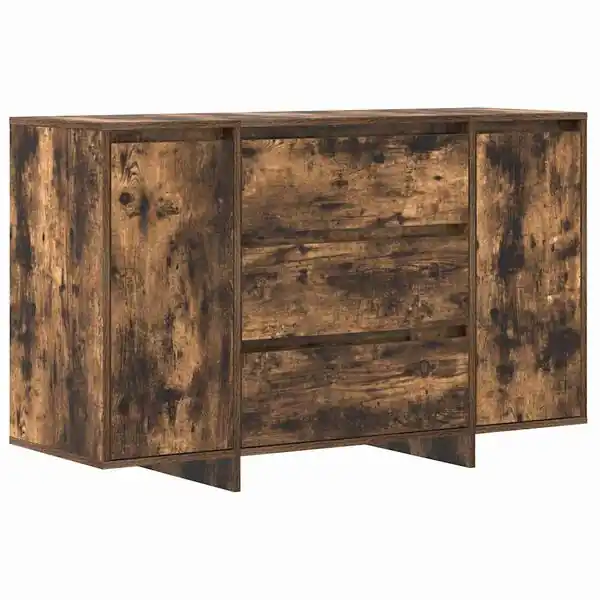 Lägg i varukorgen vidaXL Sideboard med låda Rökt ek 120 x 41 x 75 cm Konstruerat trä