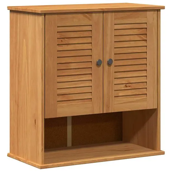 Fynd vidaXL Badrumsskåp VIGO Brun och honungsgul 67,5 x 34 x 71,5 cm
