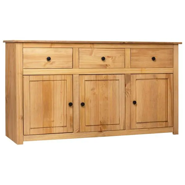 Handla nu vidaXL Skänk 135x40x80 cm massiv furu panama