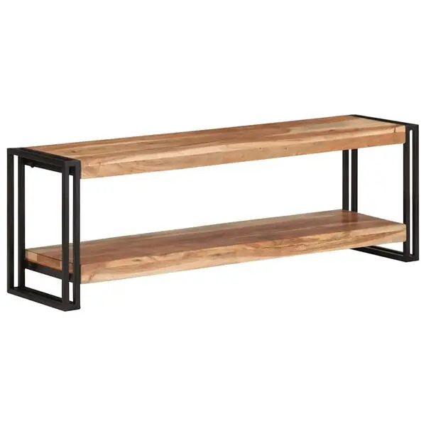 vidaXL TV-bänk 120x30x40 cm massivt akaciaträ Trygg betalning