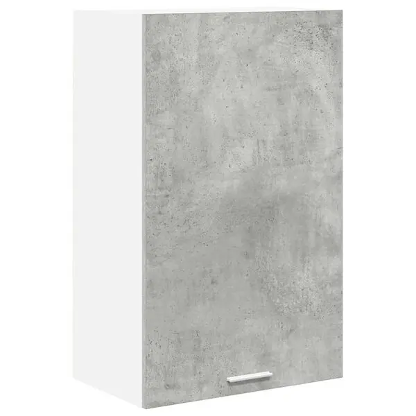 Sista chansen vidaXL Hängande skåp Betonggrå och vit 50 x 31 x 80 cm Konstruerat trä