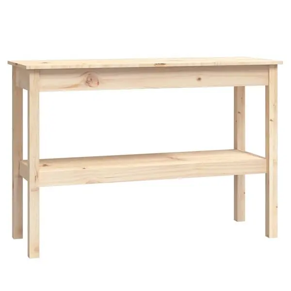 vidaXL Konsolbord 110x40x75 cm massiv furu Outlet