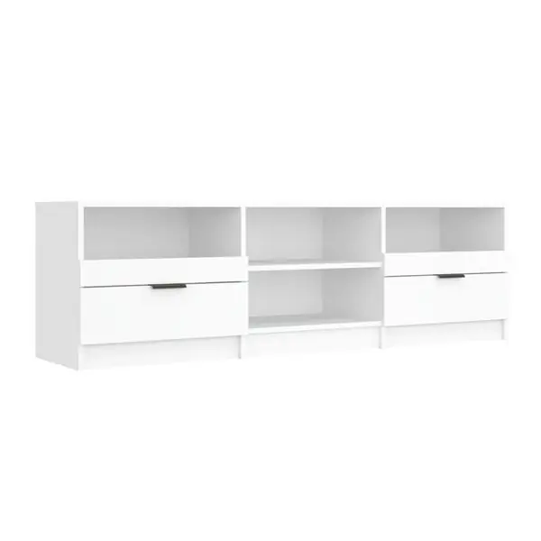Lågt pris vidaXL Tv-bänk vit 150x33,5x45 cm konstruerat trä
