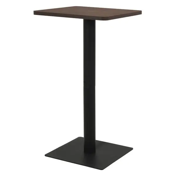 Outlet vidaXL Bistrobord mörk ask 50x50x107 cm