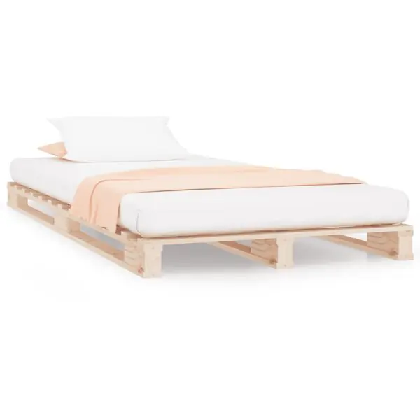 vidaXL Pallsäng 90x200 cm massiv furu Extra rabatt